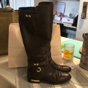 Vince Camuto Brown Knee-High Boots